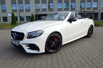 E400 Cabrio AMG Pakiet kamery 360 Virtual Cokpit Designo Burmester
